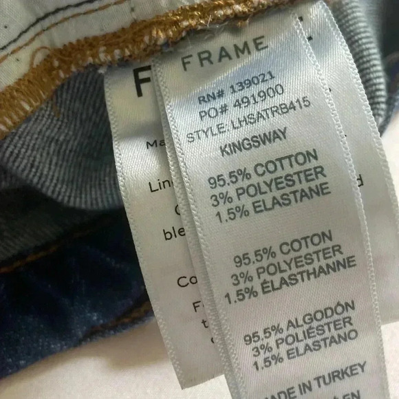 FRAME DENIM Le high straight kings way jeans size 27 - Picture 7 of 7